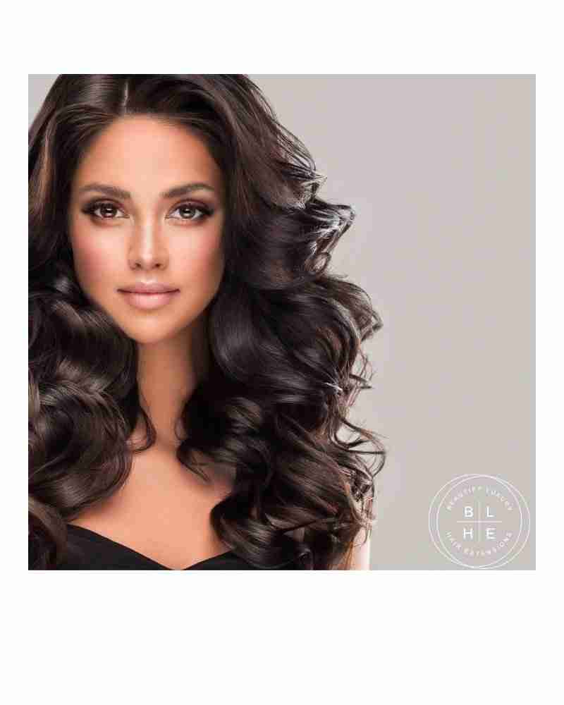 DARK CHOCOLATE HAND TIED WEFT HAIR EXTENSIONS 50GM 22 INCH